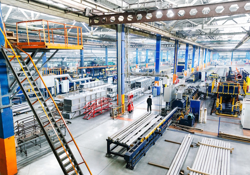 industrial manufacturing plant